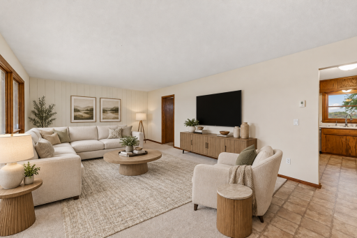 Virtual staged photos to show you options for room