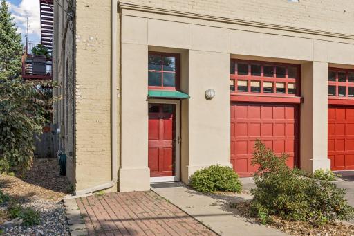 Condo entry is not on Hennepin, but behind the building.