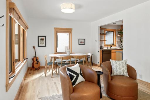 Natural light abounds, casement windows usher in the afternoon breeze
