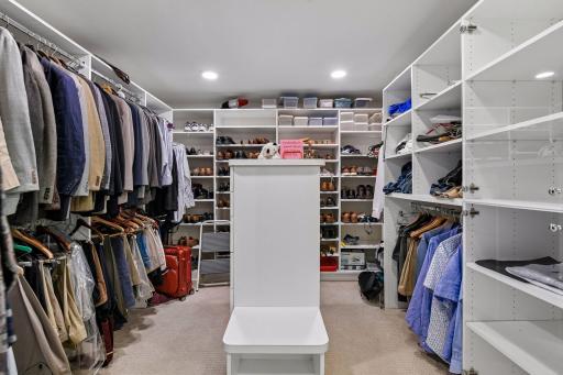 Primary Bedroom oversized Walk-in Closet