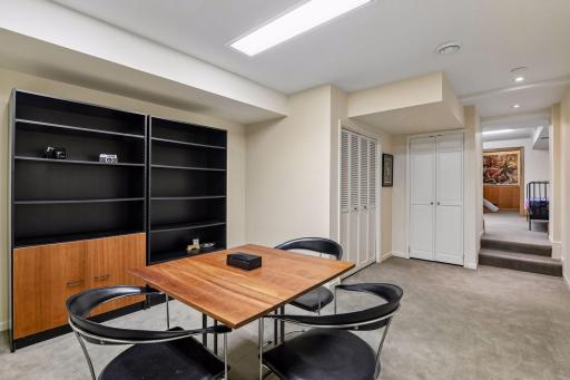 Lower Level Flex Room (exercise, craft, office?)