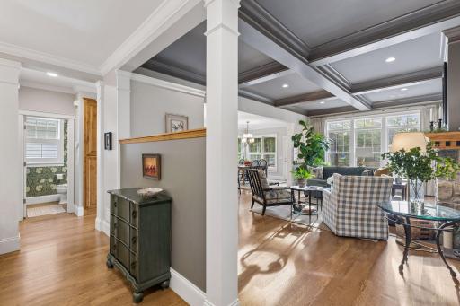 Thoughtful sightlines make the main level feel open while still giving each space its own identity.