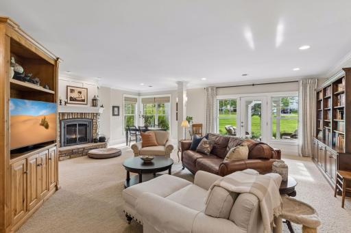 The walkout lower level offers generous room for gathering, relaxing, and entertaining.