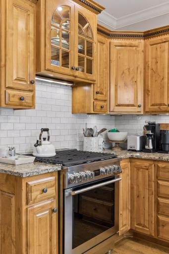 Thoughtful details and quality materials carry through every part of the kitchen.