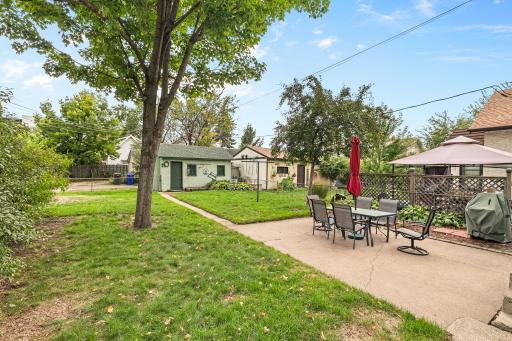 Another view of the back yard. Plenty of space to hang out and play yard games, etc.