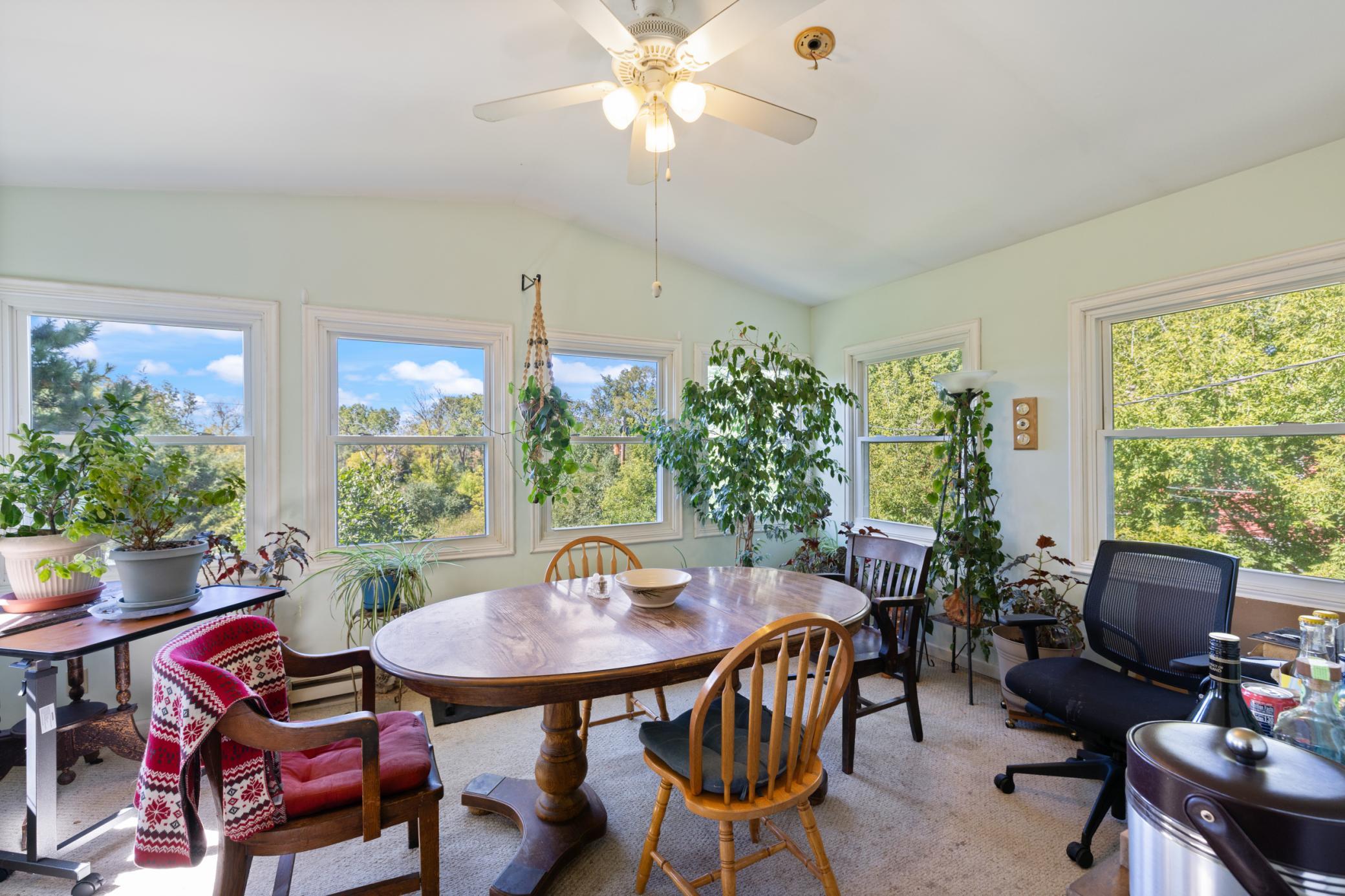 bright sunroom