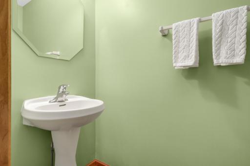 Main floor half bath.