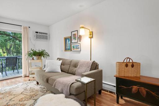 Newer flooring throughout. AC units in LR and each BR to ensure maximum comfort. Tasteful and cohesive updates throughout this unit!
