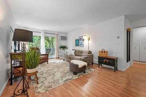 Welcome to #311 @ Hamline House. Top floor 2BR/2BA, one on each side of the main living area.
