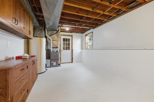 Utility room entrance from attached garage