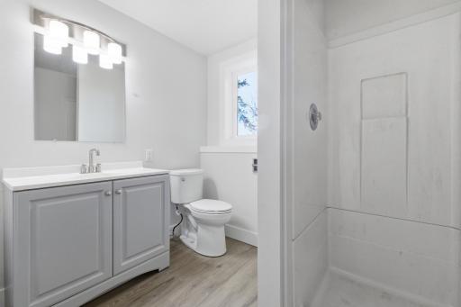 lower level 3/4 bathroom