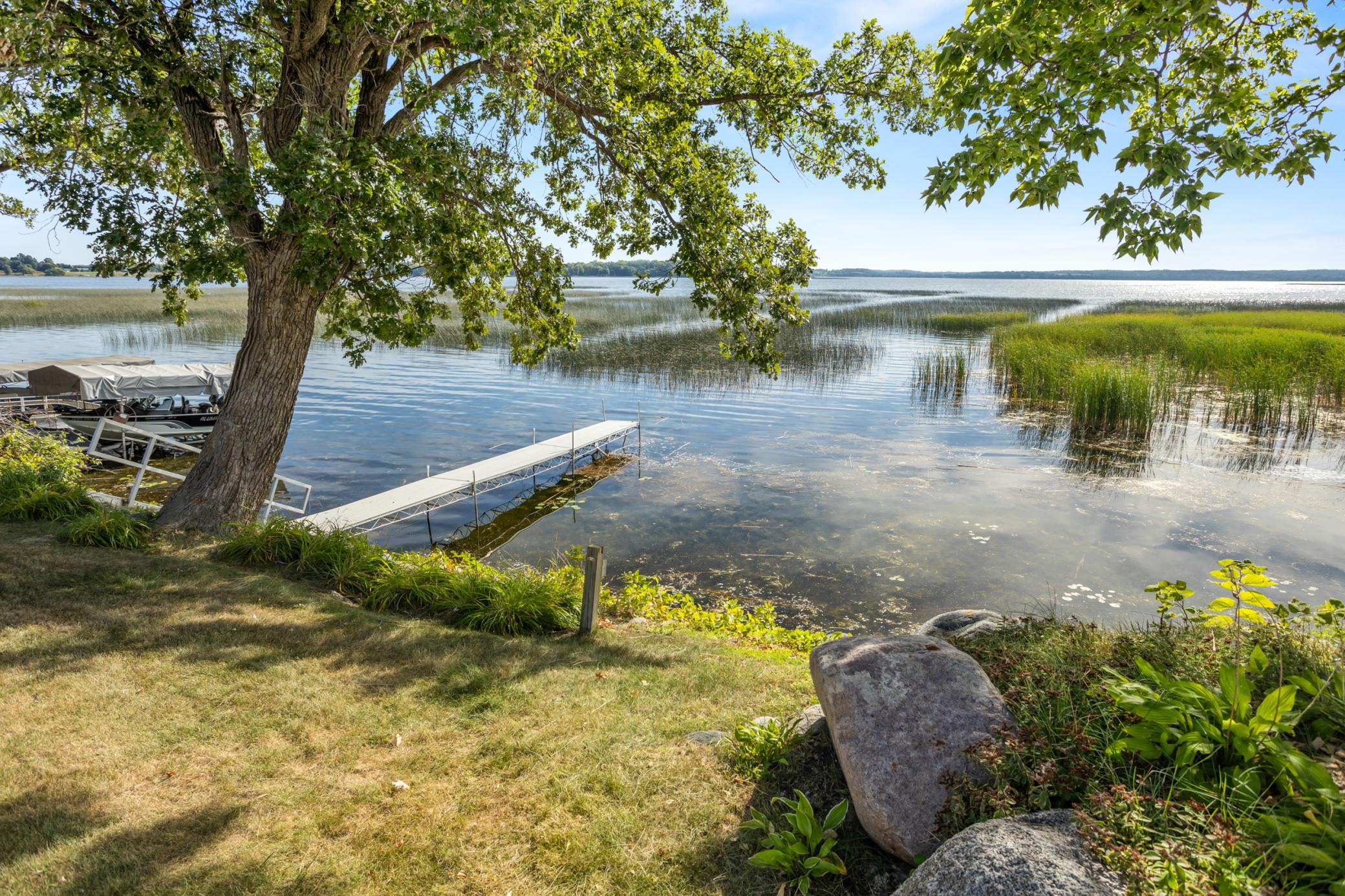 Backyard lakeshore