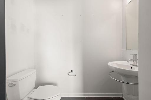 upper level bathroom