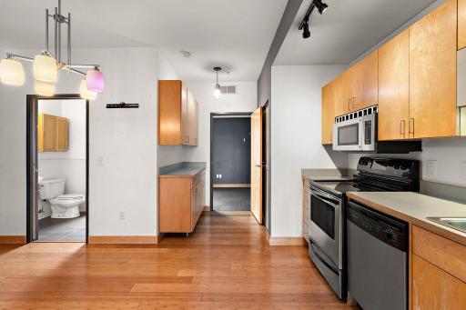 Added additional cabinets & countertop area for more storage
