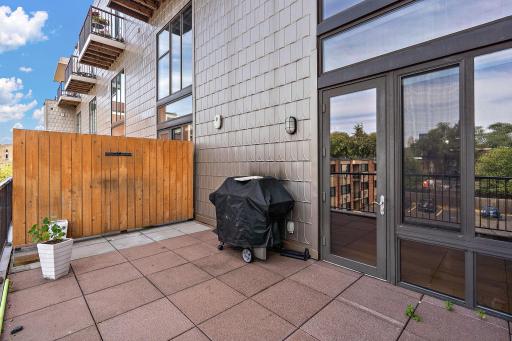 Recently expanded private deck! Natural gas grill included