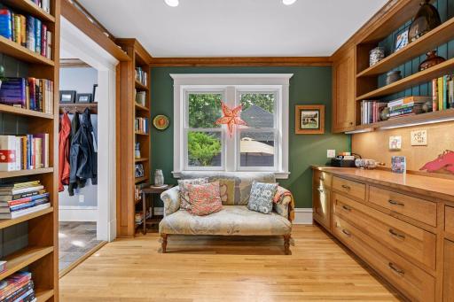 The sunroom, formerly a porch was included in the kitchen expansion
