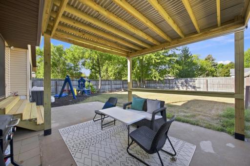 Rear Patio / Fenced Backyard Space