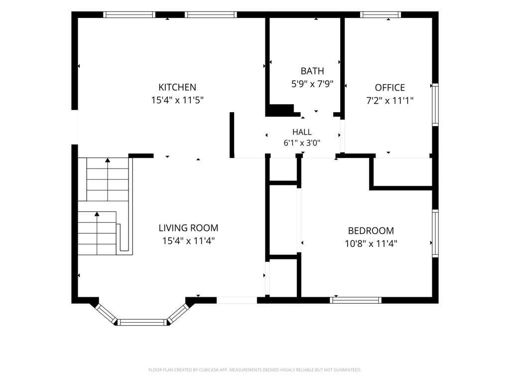 Main level floor plan