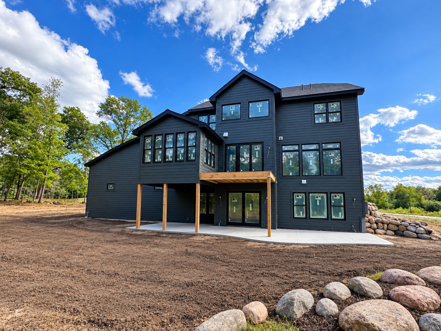 Walkout Lower Level with Covered Patio & Private Wooded Setting