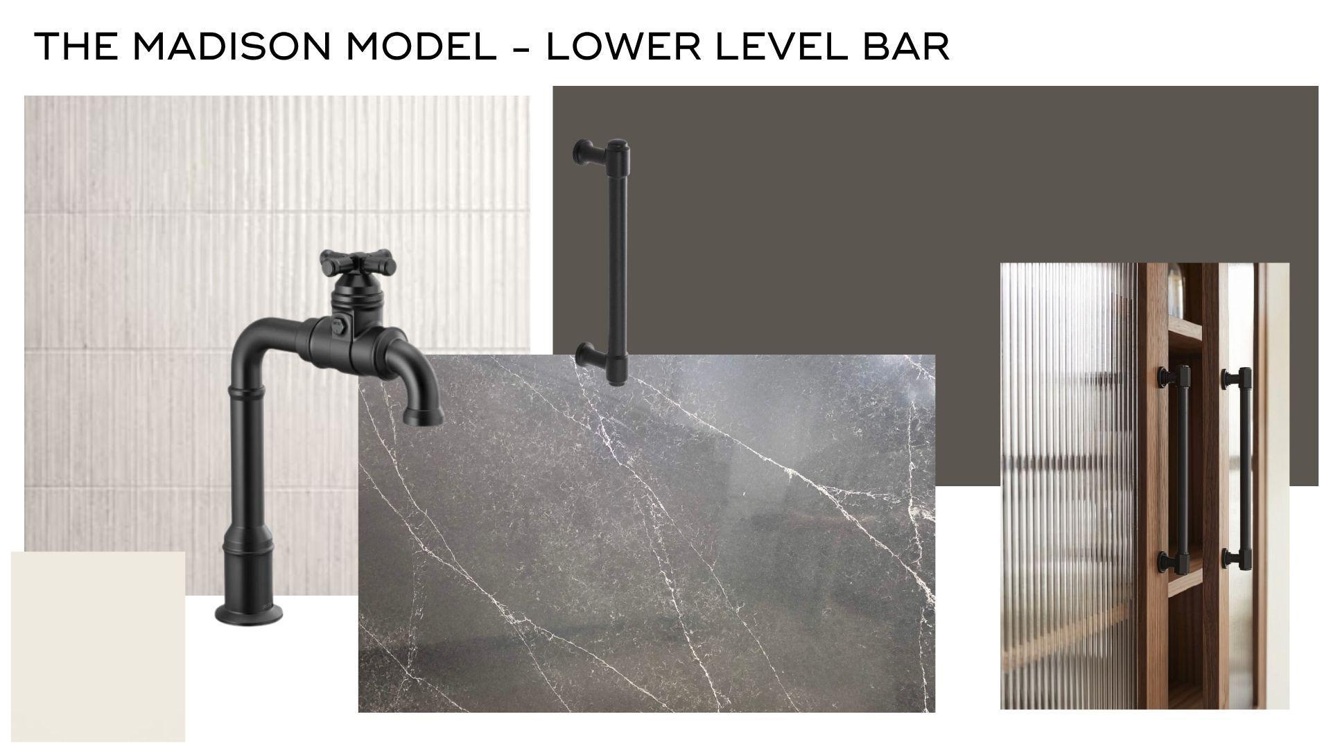 Design Selections | Lower Lever Bar Area