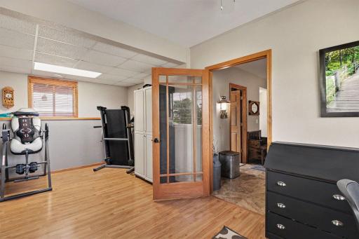 Lower level room could be 4th bedroom with an added closet or a spacious home office.