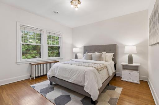 Upper unit - bedroom 2.