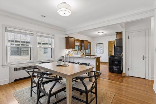 Upper unit - open flow perfect for entertaining.