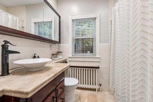 Main floor - updated full bath.