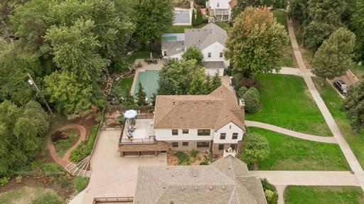 Generous lot size - .21 acres of gorgeously landscaped grounds.