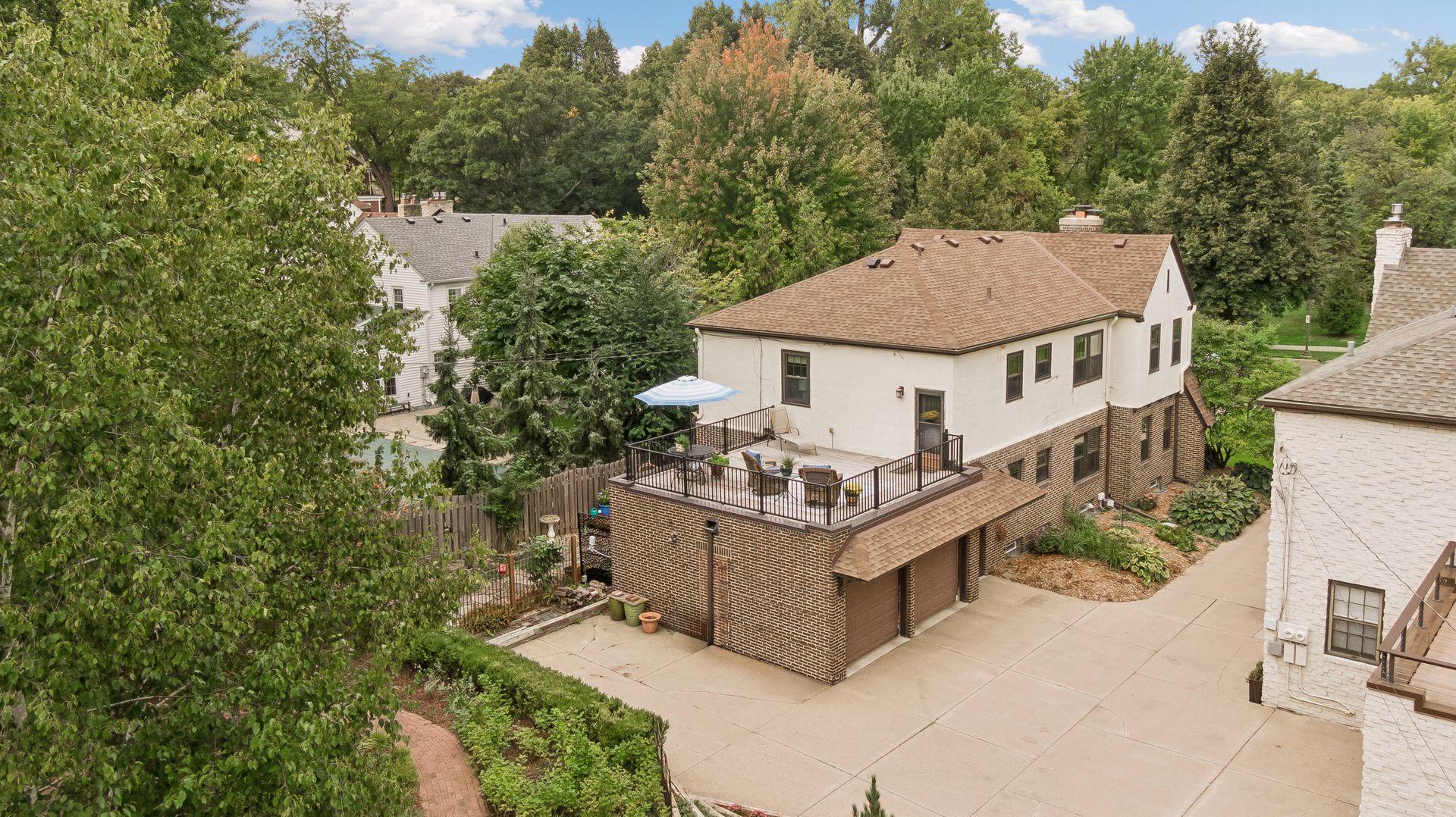 Large shared deck and 1 garage space for each unit.