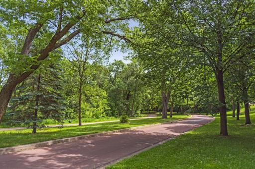 Bike and walking paths are right out your front door!