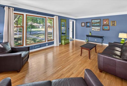 The massive windows provide tons of natural light!