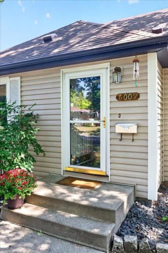 Front entry.