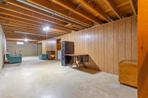 The large basement offers huge potential for a spacious family room!