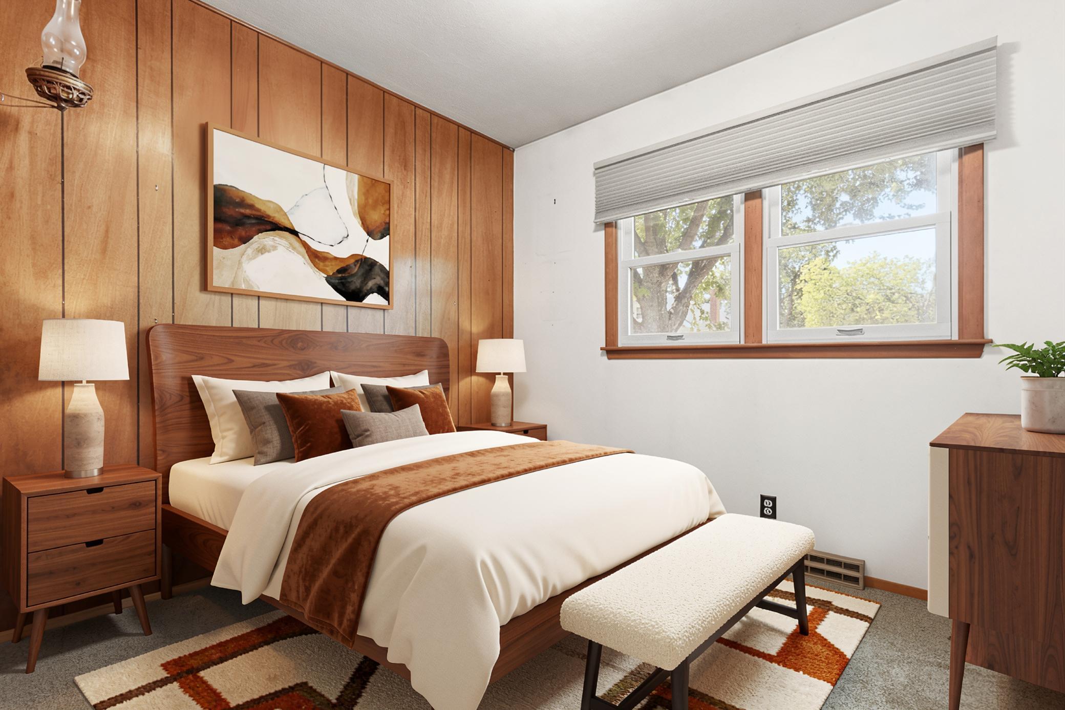 Bed 3 Virtual Staged