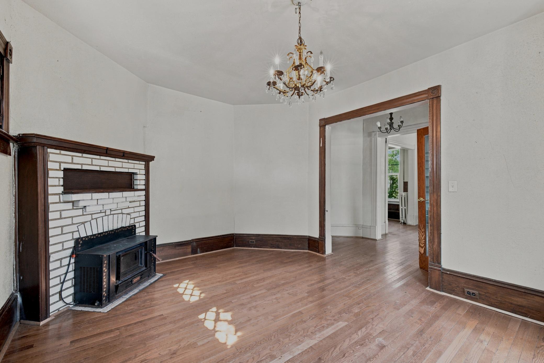 Living Room view to front hall