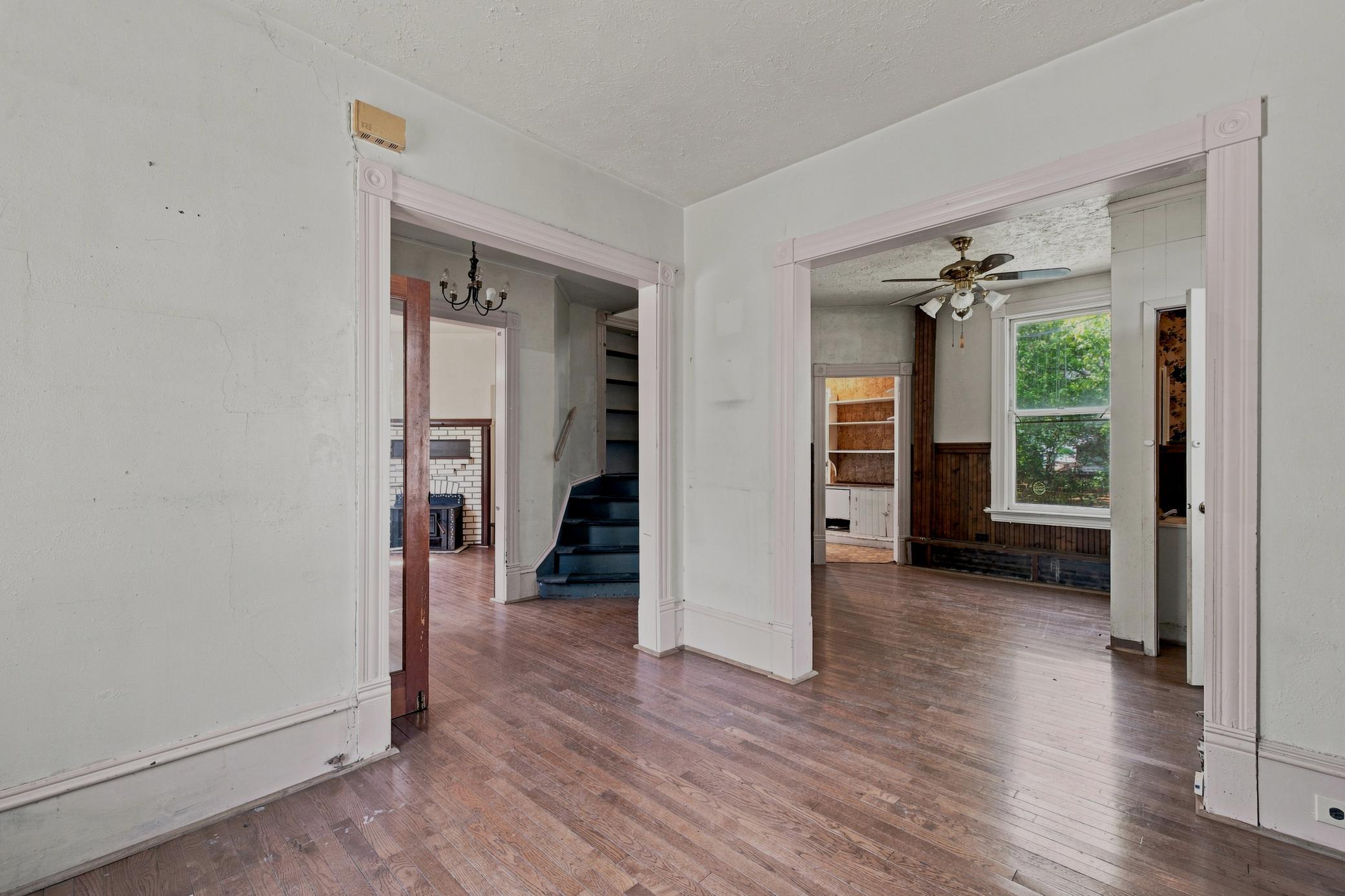 View to front hall
