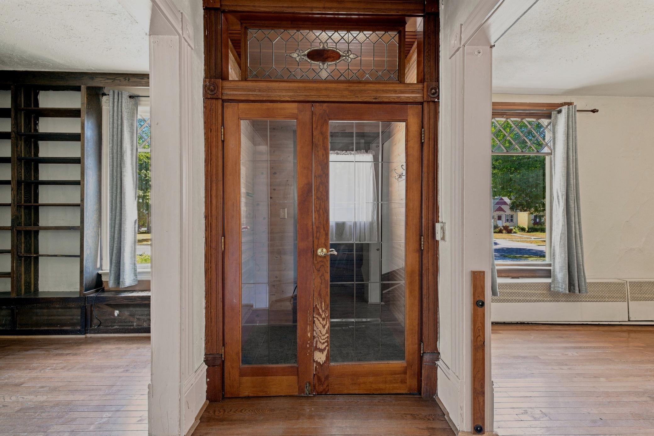 Gorgeous original front entry vestibule