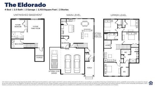 8166 Martin Ave NE features an electric fireplace, luxury vinyl plank flooring throughout the main level and a 5 ft side bump out on the garage.
