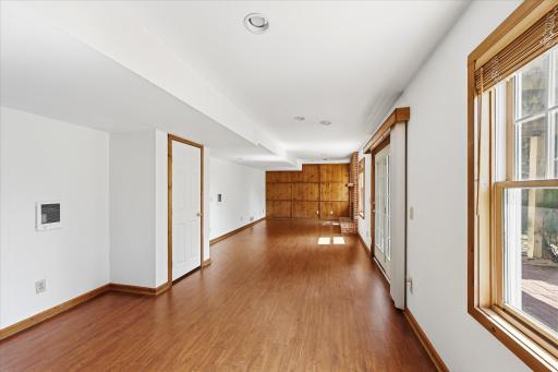 Finished lower level adds valuable living space.