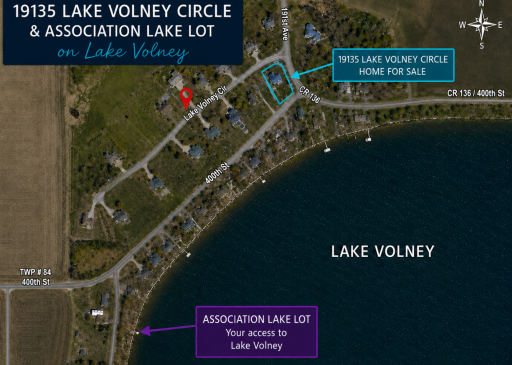 19135 Lake Volney Circle, Le Center, MN 56057