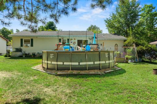 Back of home and new pool
