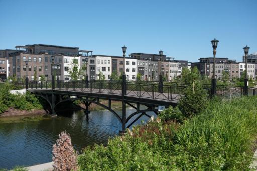 10 miles of walking and biking trails right outside your front door!