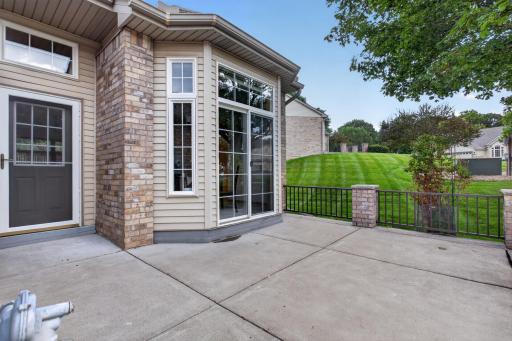 Spacious patio for outside time