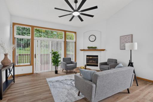 Living room to deck