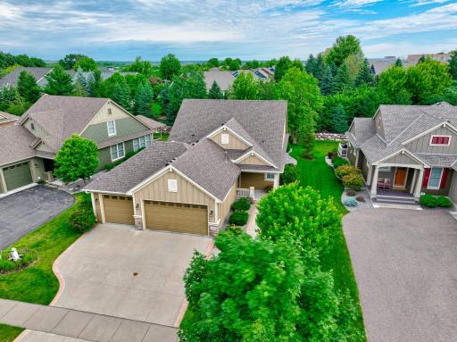 This property offers a finished, heated 3-car garage with epoxy floors and a utility sink.