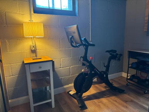 Lower level exercise space