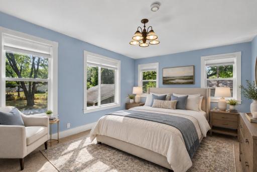 VIRTUALLY STAGED- Main Floor Primary BR with Walk-In Closet