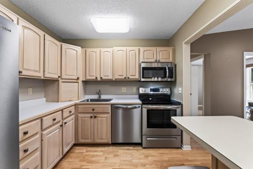 Updated kitchen with Stainless appliances