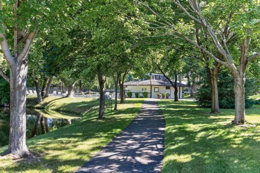 Tons of walking trails around neighborhood